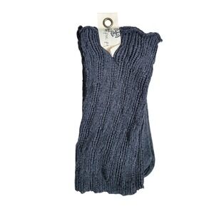 Free People Charcoal‎ Grey Knit Leg Warmers One Size NWT F147A852